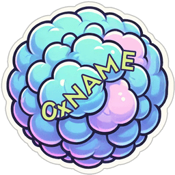 0xNAME dark icon