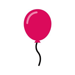 Balloon dark icon