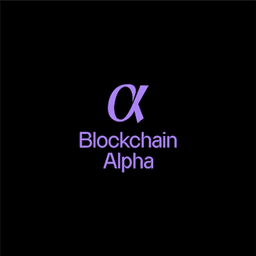 Blockchain Alpha dark icon