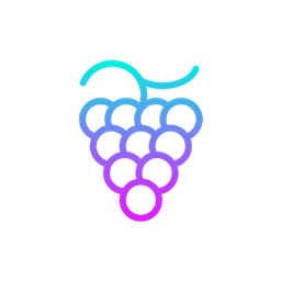 Grapes light icon