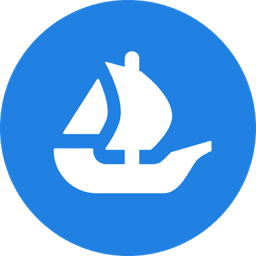 OpenSea dark icon