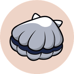 Scallop dark icon