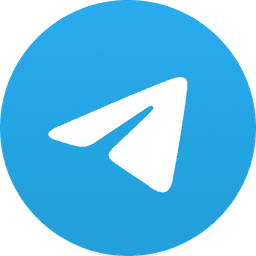 Telegram dark icon