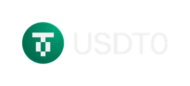 USDT0 dark wordmark