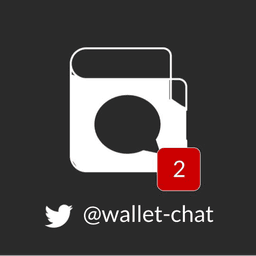 WalletChat dark icon