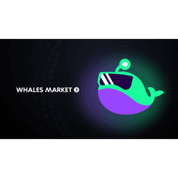 Whales Market dark icon
