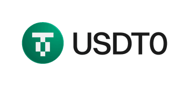 USDT0 light wordmark